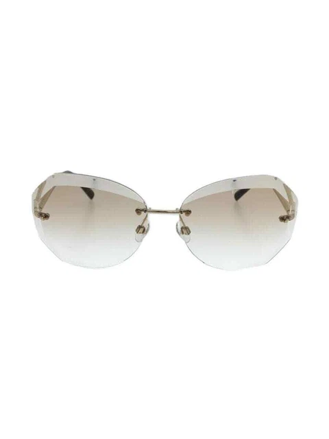 CHANEL #192 Sunglasses brown Women's