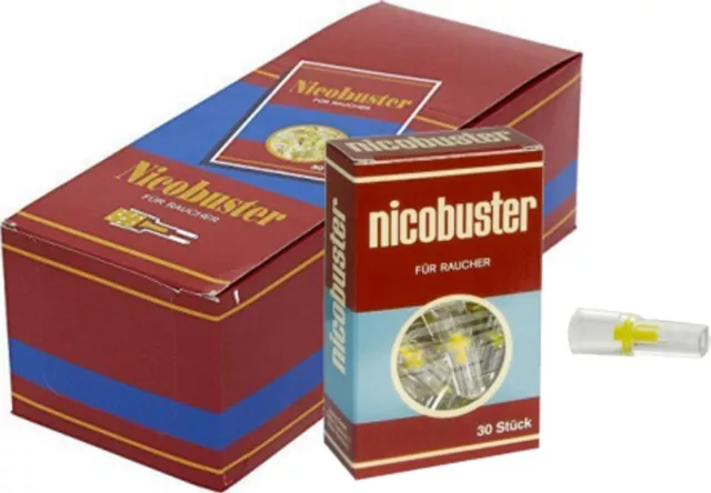 24 Nicobuster ZigarettenFilter Zigarettenspitzen 8mm Standardgröße 24 x 30erPack