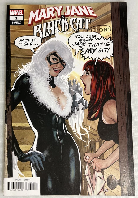 Mary Jane & Black Cat # 1 Adam Hughes 1:50 Nm Marvel Variant Edition