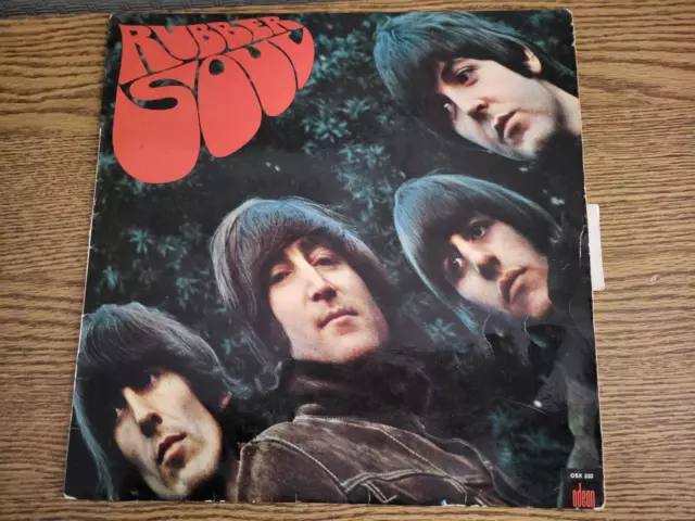 the Beatles Rubber Soul ODEON LP OSX 232 1965 avec languette