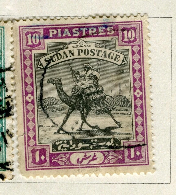BRITISH E.AFRICA PROTECTORATE; 1902 Camel Rider issue fine used 10Pi. value