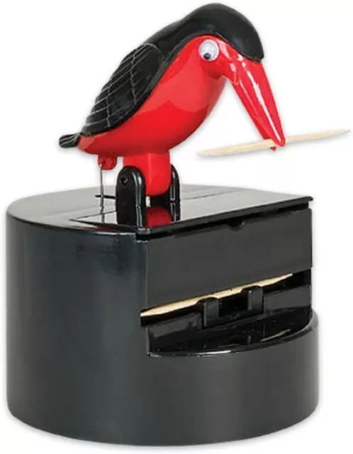 NEW Archie Mcphee Toothpick Dispenser (Bird) Color: RED