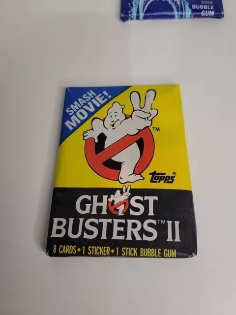 GHOSTBUSTERS II 2 - 1989 Topps (1) Trading Card Sealed Wax Pack