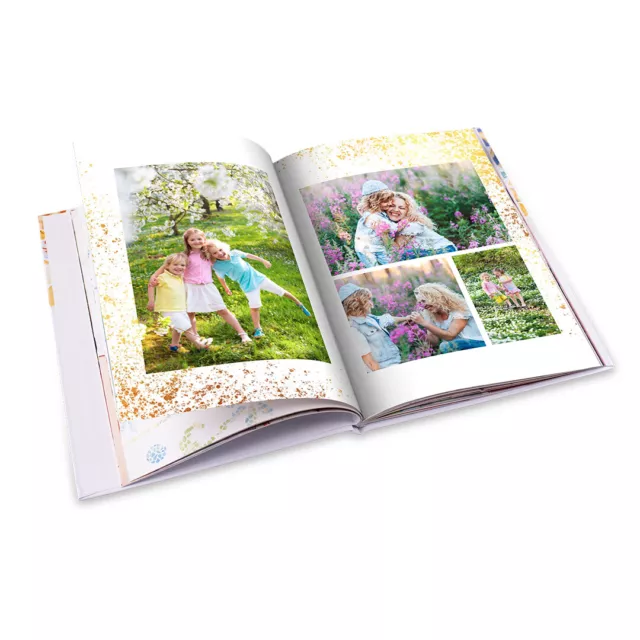 Fotobuch A4 Hochformat mit eigenem Foto Album Personalisiert Liebe Geschenke