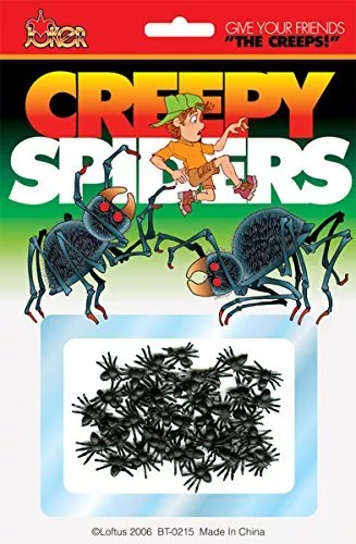 Creepy Spiders Gag Joke Prank Novelty Trick Magic Toy Party Kids Scary Halloween