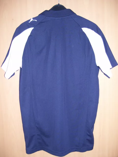 PUMA Powercat 5.10 Polo Poloshirt dunkelblau navy weiß Grösse M NEU 2