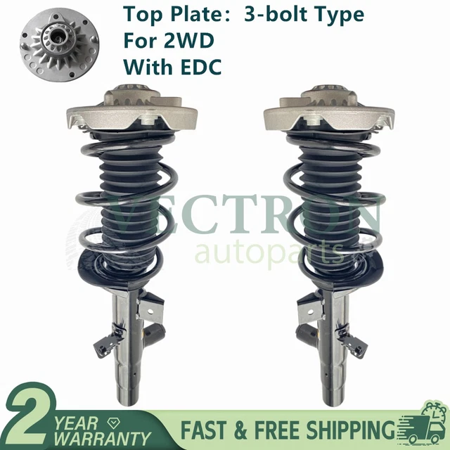 2x Front Shock Strut Assemblies For BMW 3 Series F30 / 4 Series F32 XDrive – Gas – 2 Year Warranty
