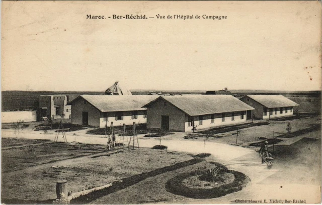 CPA AK Ber-Rechid - Vue de l'Hopital de Campagne MAROC (1083072)