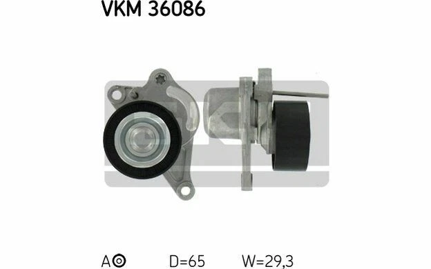 SKF Galet tendeur (courroie d'accessoire) pour RENAULT ESPACE MEGANE VKM 36086