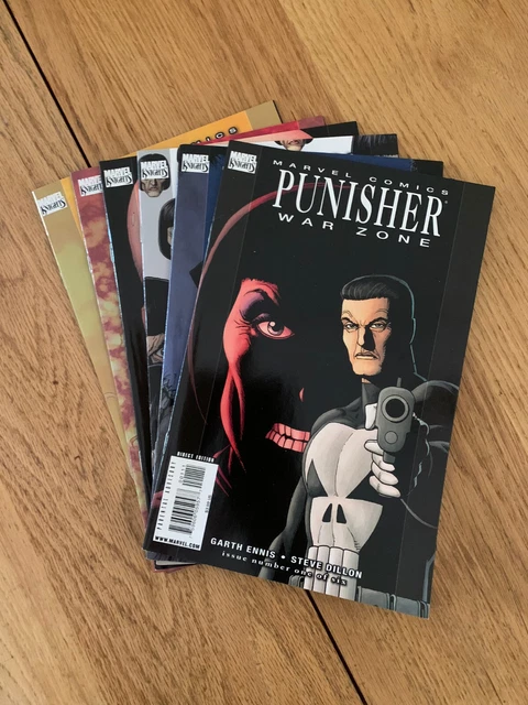 Marvel - Punisher War Zone (2009) #1-6 - Full Run, Complete! - Ennis, Dillon
