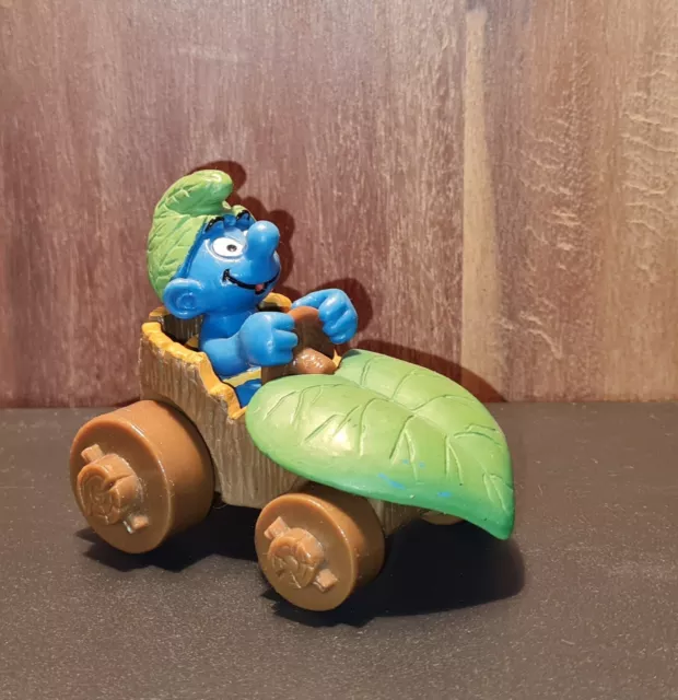 Aus Schlümpfe Sammlung Baumstammauto Schlumpf wild in leaf car 40264 smurf puffI