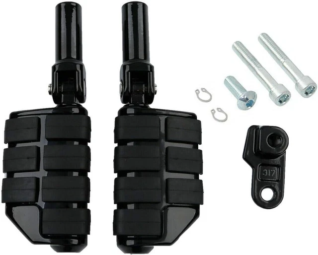 Rear Passenger Footpeg W/Mount Kit Fit For Harley Softail Slim FLS 2012-2017