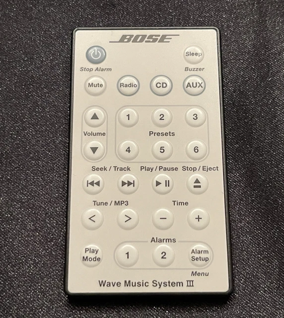 Bose wave radio III remote control white SEA