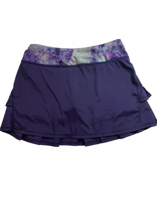 Ivivva by Lululemon Ruffle Skort Girls Size 14