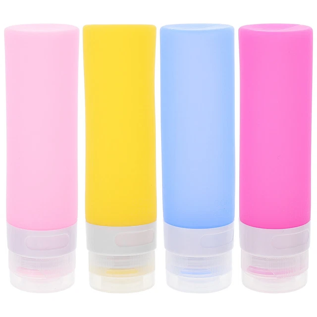 CODIRATO 4 Pezzi Flaconi Dosatori in Plastica Dispenser per Sapone
