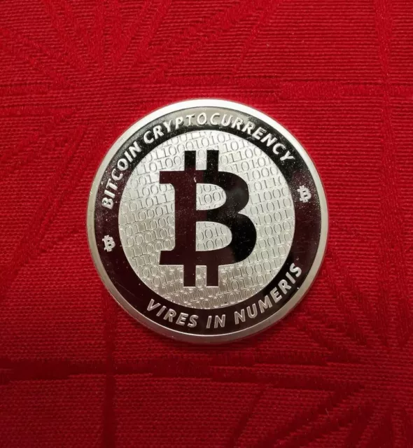 Bitcoin 1 Ounce / Unze .999 Silver / Silber Limited Edition USA