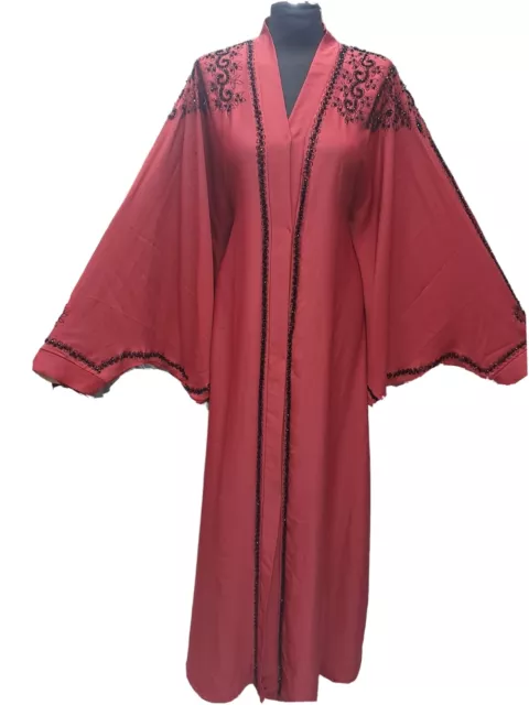 Latest Design Dubai Open Abaya Kaftan Farasha  Maxi jilbab jalabiya burkha