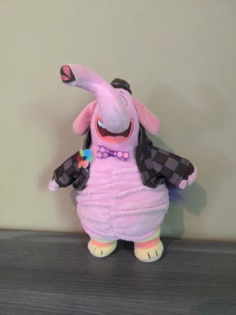 TOMY DISNEY PIXAR Inside Out Bing Bong Pink Elephant Doll Soft Plush ...