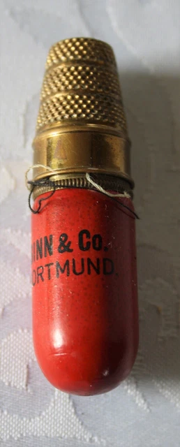 SINN & Co. Dortmund, Reise-Nähset, Nadelhülse, Fingerhut, Werbeartikel