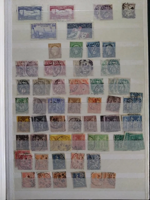 France 1853 - 2003 gest. Inventory, ~1500 Stamps