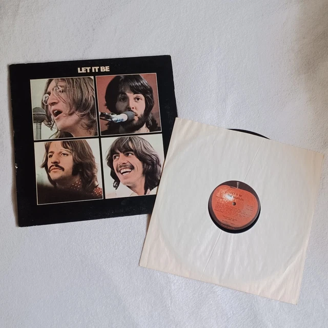 The Beatles Let It Be Vinyl Original Press 1970 US Gatefold Red Apple AR 34001