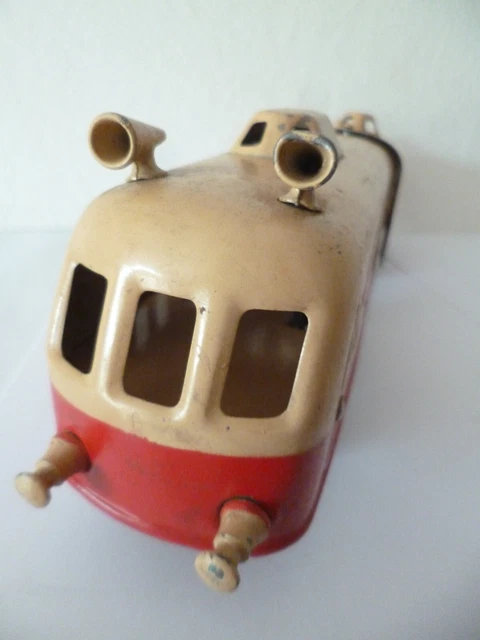 JEP Autorail Mécanique Échelle O - Tôle, 28 Cm - À Restaurer (Années 1936/57)