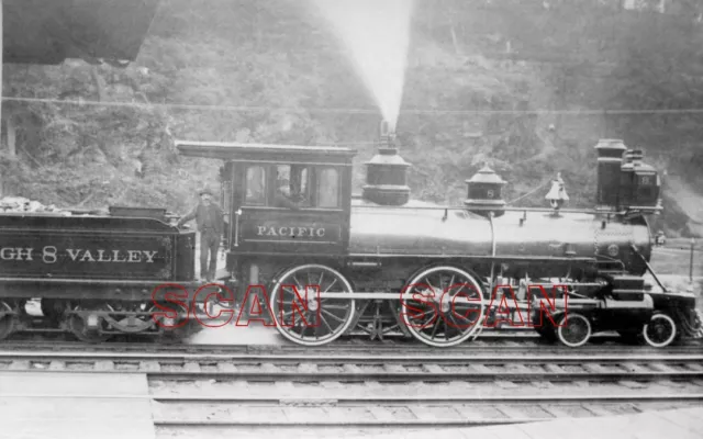 2D308 2NDGEN RP 1867/1960s LEHIGH VALLEY RAILROAD 440 LOCO #8 ' PACIFIC '
