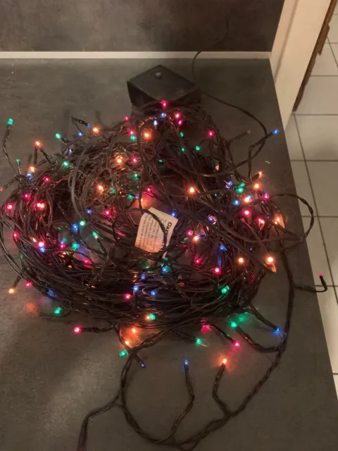 Guirlande de Noël LED extérieur 600xLED/17m IP44 vintage