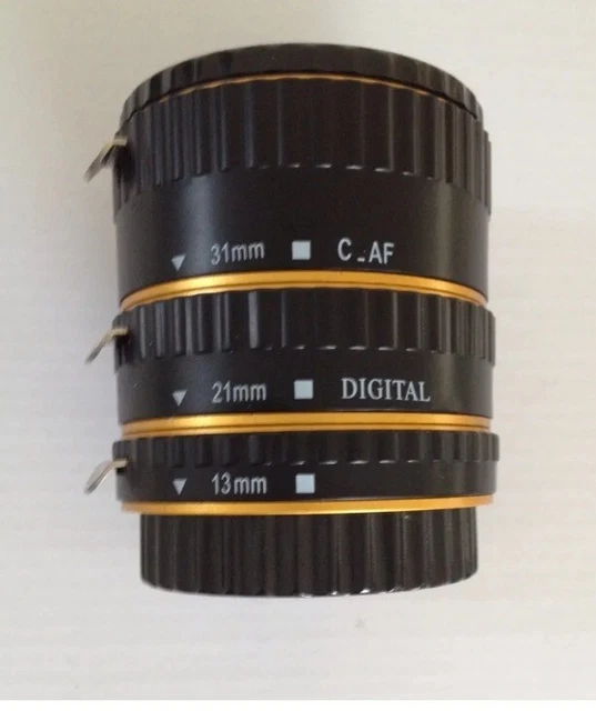 Makro Adapter Zwischenring Satz Für Canon Tube Set 13mm 21mm 31mm CAF DIGITAL