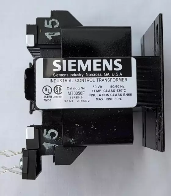 Siemens Control Power Transformer Kit Cat No. MT0050F