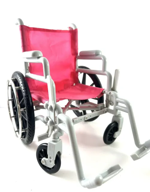 My Life as Pink Wheelchair for 18 Inch Doll fits American Girl & Our Generation