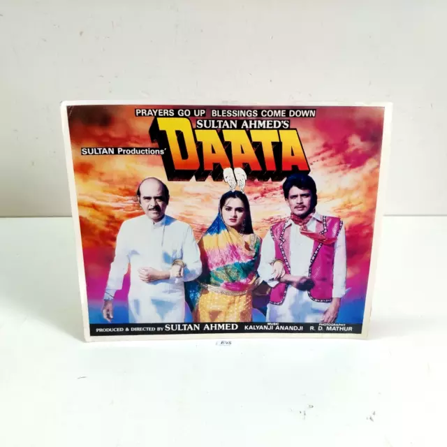 1989 Vintage Mithun Chakraborty Padmini Kolhapure Daata Film Broschüren B48