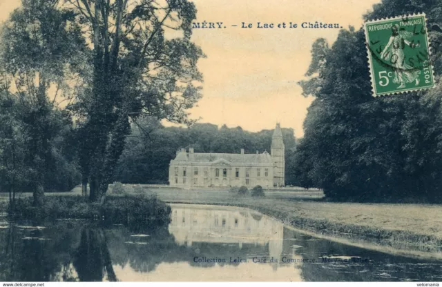 S7085 cpa 95 Méry - Le Lac et le Château