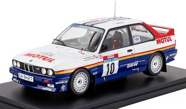 Miniature Gama 1/43, BMW M3 E30, Tour De Corse 1987, Livrée Rothmans, Kit Monté, Très Bon état Avec Boîte