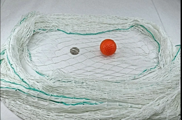 Hockey Barrier Netting For Backstop, Golf Barrier Net , Lacrosse 30 FT x 12 FT