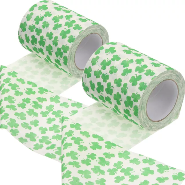 Rollos de papel higiénico trébol para el Día de San Patricio-GL