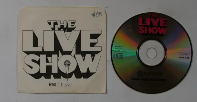 ABC Radio Networks The Live Show #88 USA CD 1990 Aerosmith Pete Townshend