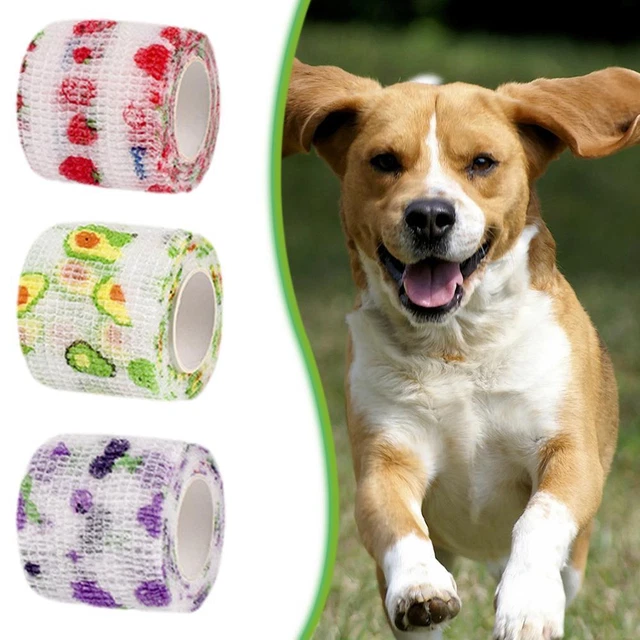 1pcs Pet Non-woven Bandage Foot Wrapping Tape Pet Puppy's Outdoor Dirt Tool Y9P0
