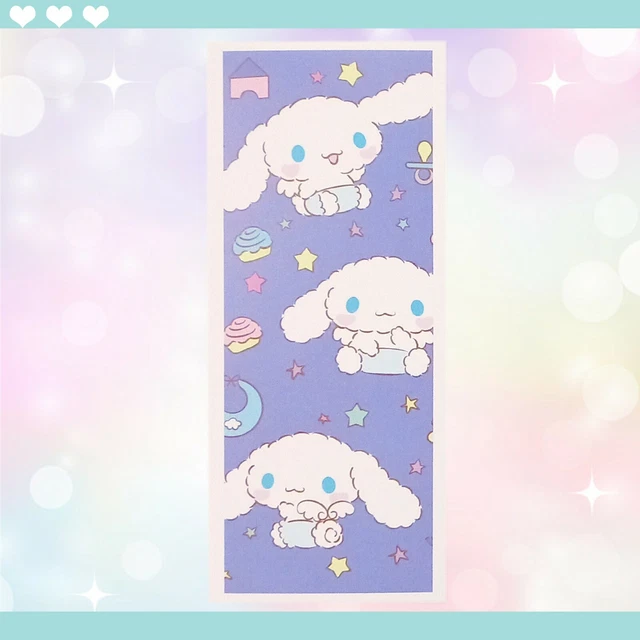 SET OF 3 Sanrio Cinnamoroll Bookmarks Cute Kawaii Card in Book Diary ...