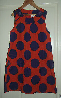 Girls Mini Boden spotted  Dress Age 9-10 Years