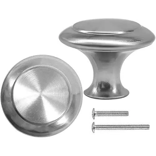 30 Packs Kitchen Cabinet Knobs Brushed Nickel - Pull Hardware Handle, Silver