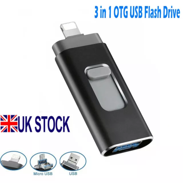 2TB1TB (1000GB)  USB 3.0 Memory Stick Flash Pen Thumb Drive For iPhone iPad PC