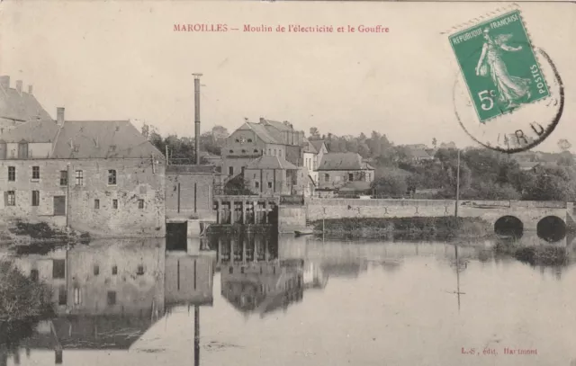 CPA 59 MAROILLES Moulin de l'Electricité et le Gouffre