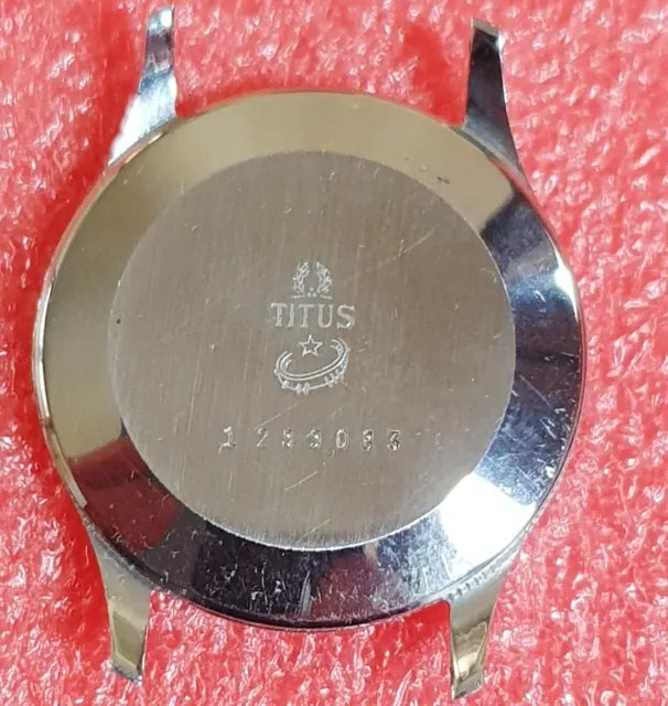 cassa 35 mm orologio titus geneve mod. 5367 x cal eta 810 case watch old vintage