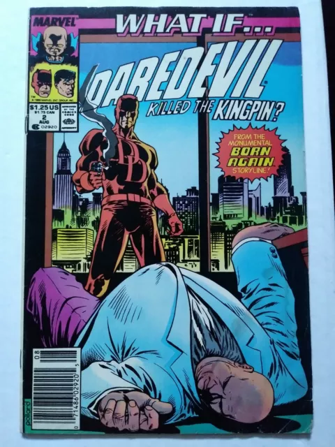 What If #2 What If Daredevil Killed The Kingpin? Marvel 1989