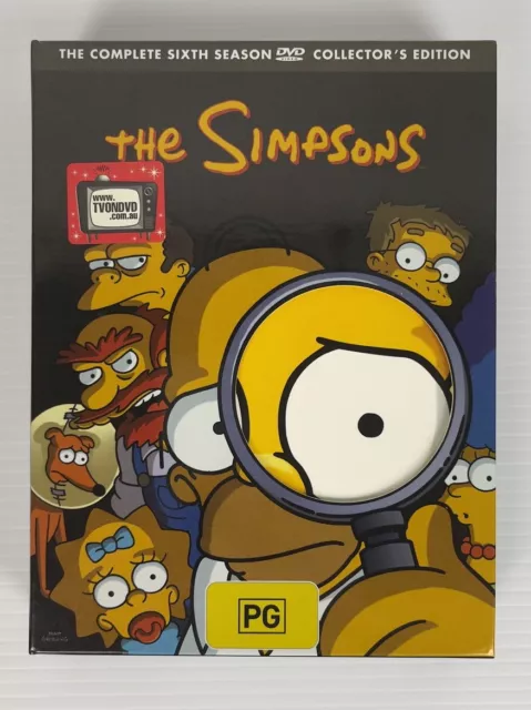 The Simpsons The Complete Sixth Season 6 Collector's Edition Box Set DVD