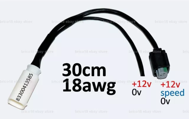 BMW Accessory Y Cable 83300413585 30cm/18awg/3p - R1200 R1250 GS RS RT XR S1000