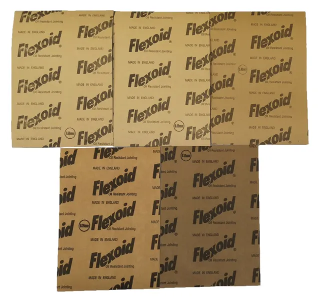 Gasket Paper Material - Oil & Water Resistant,Flexoid  5 X 290Mm X 180Mm Sheets