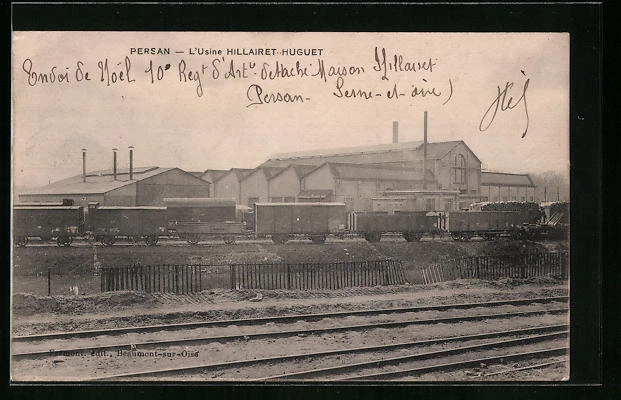 CPA Persian, L'Usine Hillairet-Huguet