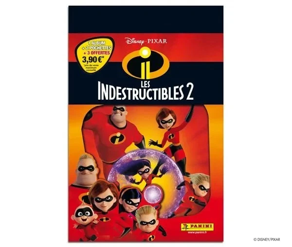 ALBUM PANINI LES Indestructibles 2 + 5 Pochettes + 1 Lot 8 Pochettes